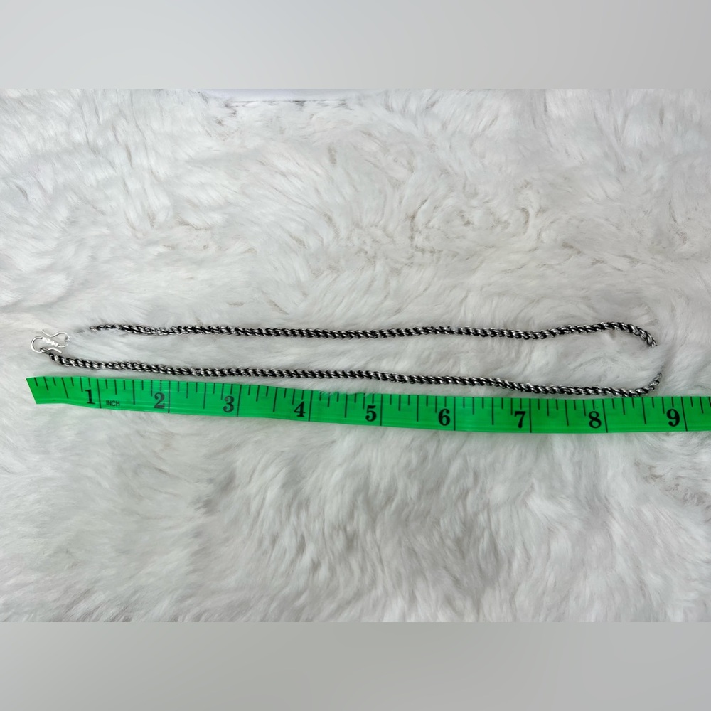 925 Rope “ Snake “ Chain 18” Length - Picture 3 of 4